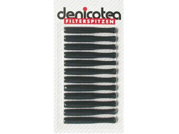 Denicotea Cigarette Holders Standard Black 12p Karte
