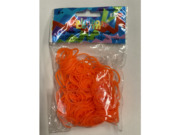 Loom Bänder, 300er, Neon Orange
