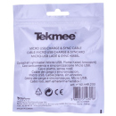 Tekmee Ladekabel USB auf Micro-USB, 1ml in versch....