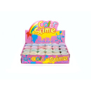 Slime in tin, 4-fold assorted, 5 cm, 24p Display