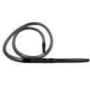 Hookah hose - (black) - with fine metal-mouthpiece 182cm