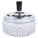 Rotary Ashtray "Glas" White, Ø 11.5 cm
