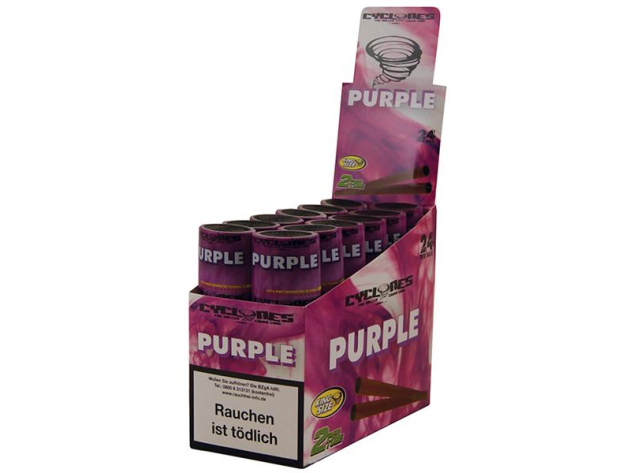 Cyclones Blunts PURPLE (Traube), 24pcs Display