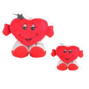 Pl&uuml;sch Herz, 15cm, mit Maus, 2-fach sortiert,...