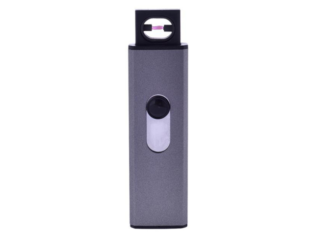 USB-Feuerzeug mit Lichtbogen "Arc Push Up" Aufladbar, 3-farbig sortiert, 9er Display