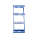 Feuerzeugaufsteller Atomic Kunststoff Blau, 3 Etagen