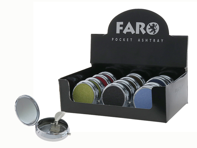 Pocket Ashtray "Design" 12p display