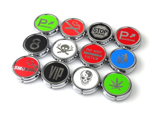 Pocket Ashtray "Smoking" 12p display