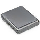 Zigarettenetui "Silver Nobel" für 20 Zig., mit Spange, 12er Display