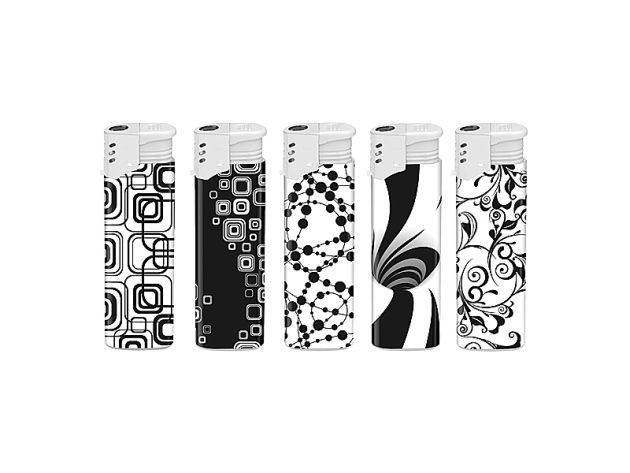 Storm Lighters "Black & White", 50p Display
