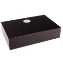 Humidor "Holz" for Cigars, Black