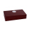 Humidor "Kirschholz-Kompakt" for Cigars, Bordeaux-Red