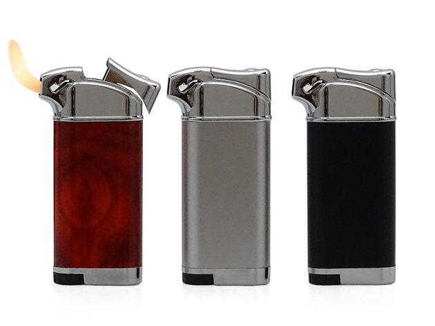 Pipe Lighter "Luxus" 3-coloured assorted, 12p display