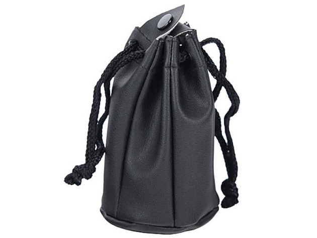 Tobacco Pouch "Noir" PVC, Black, 11cm