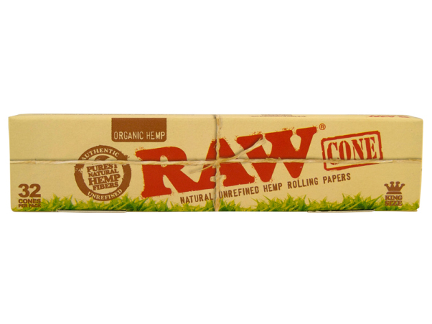RAW Cones Organic King Size 109mm pre-rolled, 32er Packung
