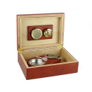 Humidor-Set incl. Cigar-Ashtray and Cigar-Cutter,...