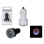 USB-Adapter for Cigarette Lighter, with light, 2-fold assorted