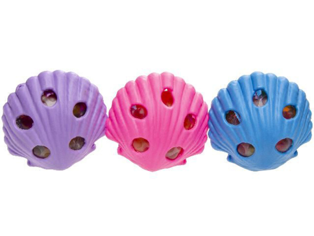 Quetschball Muschel, 7 x 6 cm, 12er Display