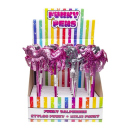 Glitzer Einhorn Kugelschreiber; 24er Display