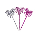 Glitzer Einhorn Kugelschreiber; 24er Display