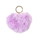 Herz Schl&uuml;sselanh&auml;nger fluffig, 12er Set