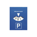 Elektronische Parkscheibe mit eingebauter Uhr