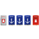 Sturmfeuerzeuge "Hamburg 3D" Blaue...