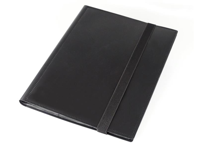 Neutrales Sammelalbum schwarz (max.360 Karten / 20 Seiten)  für Pokemon, Yu-Gi-Oh, Match Attax etc.