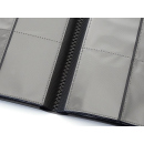 Neutrales Sammelalbum schwarz (max.360 Karten / 20 Seiten)  für Pokemon, Yu-Gi-Oh, Match Attax etc.