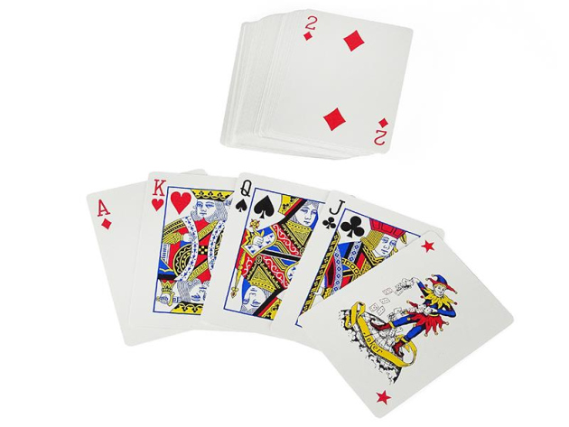 Spielkarten mit 54 Blatt, 2-fach sortiert, einzeln