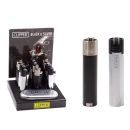 Clipper Metal Large BLACK &amp; SILVER, 12er Display