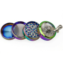 Grinder with Crank Rainbow, 4p, 41 x 51 mm