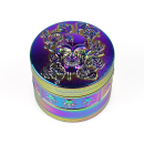 Grinder Floral Skull, 4p, 4,4 cm x 5 cm