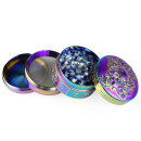 Grinder "Floral Skull", 4-tlg., 4,4 cm x 5 cm