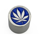 Grinder "Hanfblatt" 4-tlg., 38 x 40 mm, einzeln