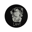 Grinder "Bob Marley" 4-tlg., Schwarz, 37 x 50 mm; einzeln