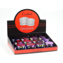 Grinder "Regenbogen-Farben",4-teilig, 33 x 41 mm