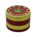Grinder "Amsterdam" 4-tlg., Gold und Silber, 35 x 50 mm; einzeln