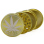 Grinder "Grass Leaf" 4-tlg., gold, 37 x 40 mm
