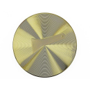 Grinder "Hanfblatt" 4-tlg., Gold, 34 x 51 mm