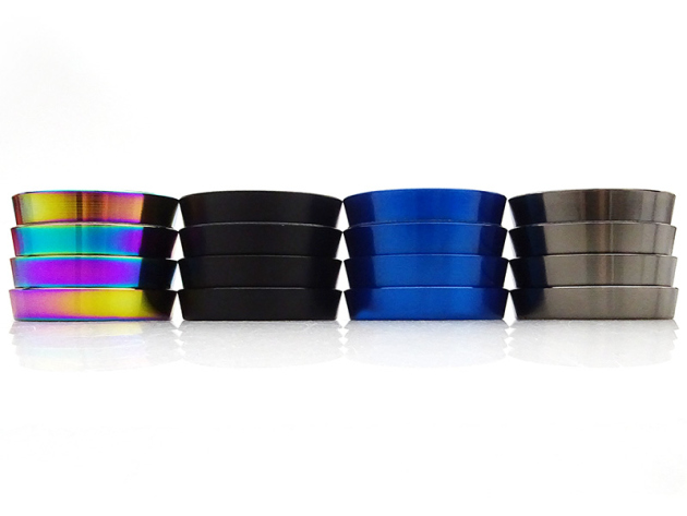 Grinder "Pagoda" 4-tlg., farbig sort., 38,5 x 52 mm; einzeln