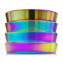 Grinder "Pagoda" 4-tlg., farbig sort., 38,5 x 52 mm; einzeln