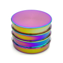 Grinder "Pagoda" 4-tlg., farbig sort., 38,5 x 52 mm; einzeln