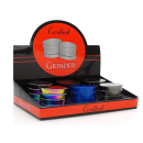 Grinder "Pagoda" 4-tlg., farbig sort., 38,5 x 52 mm; einzeln