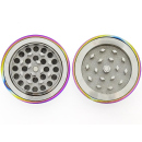 Grinder "Rainbow Bullet" 4-tlg., Schwarz, 50 x 53 mm
