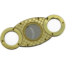 Cigar-Cutter "Gold", double-edged, 95 x 40 mm