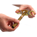 Zigarrenabschneider "Gold", doppelte Klinge, 95 x 40 mm