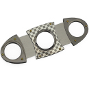 Cigar-Cutter "Anthrazit-Silber", double-edged,...