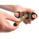 Zigarrenabschneider "Anthrazit-Silber", doppelte Klinge, 95 x 40 mm