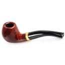 Tobacco Pipe, wooden, plastic mouthpiece, 9mm Filter